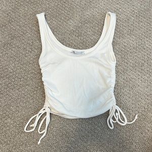 Zara tank top, adjustable cinched sides, perfect like new condition